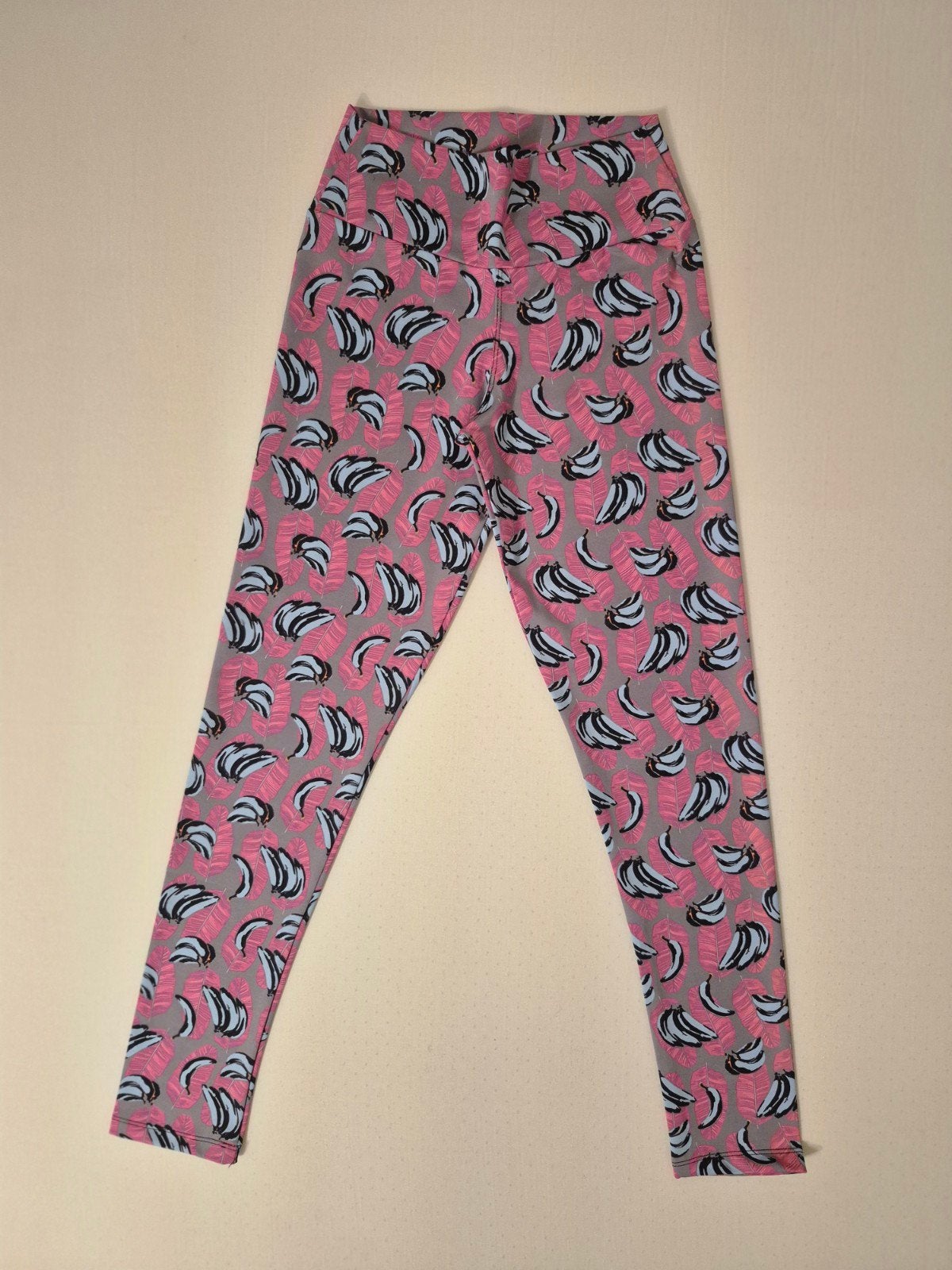 High-waist banana print legging XS/S - New zonder prijskaart, Ophalen of Verzenden, Nieuw, Maat 36/38 (S), Legging