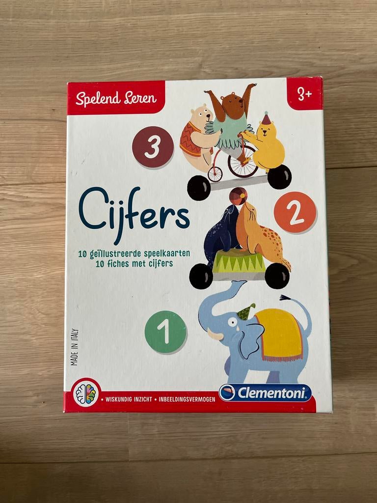 Clementoni Spelend Leren Cijfers 3+ Educatief Spel, Ophalen, Gebruikt, Rekenen