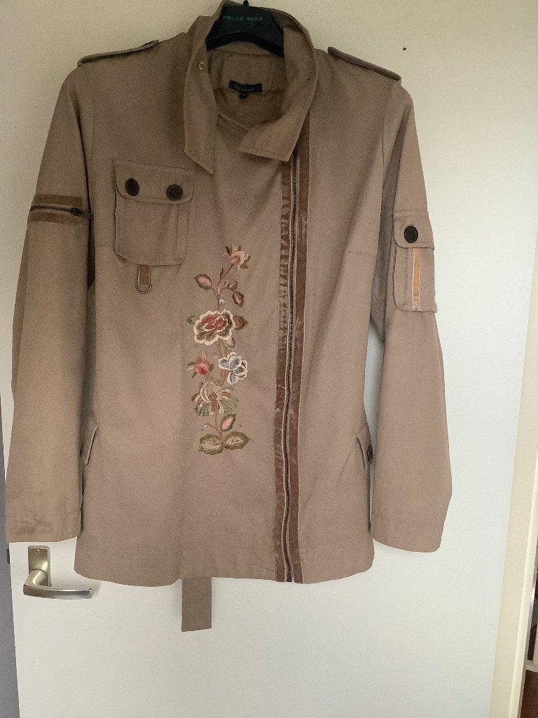 VINTAGE JASJE TARA JARMON, Beige, Zo goed als nieuw, Jasje, Ophalen