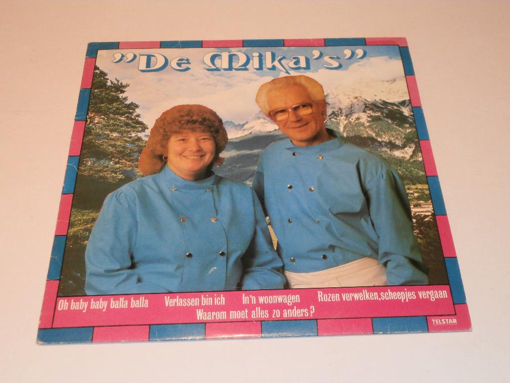 De Mika's, Telstar vinyl LP 19078, Verzenden, 1980 - 1989, Zo goed als nieuw, Levenslied of Smartlap