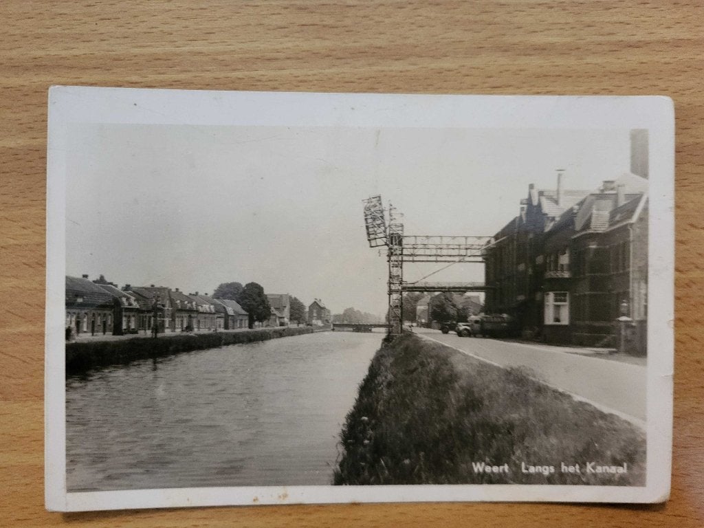 ansicht WEERT langs het kanaal, Ophalen, Voor 1920, Limburg