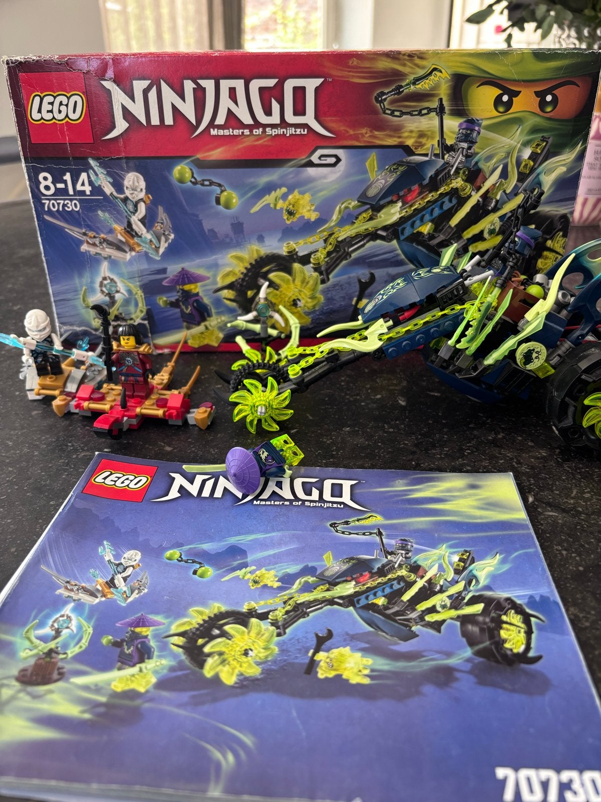 Lego Ninjago 70730 - Kettingaanval van Chain Cycle, Gebruikt, Lego, Ophalen of Verzenden, Compleet