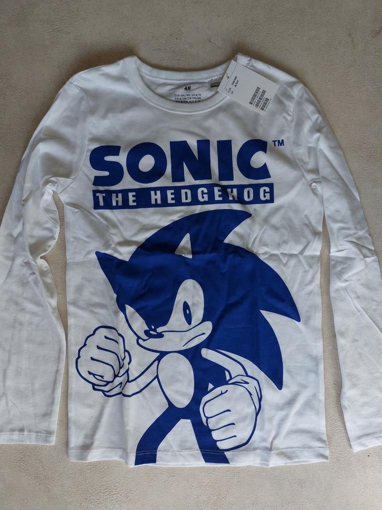 Nieuw sonic shirt 134/140, Ophalen of Verzenden, Nieuw, Jongen, Shirt of Longsleeve