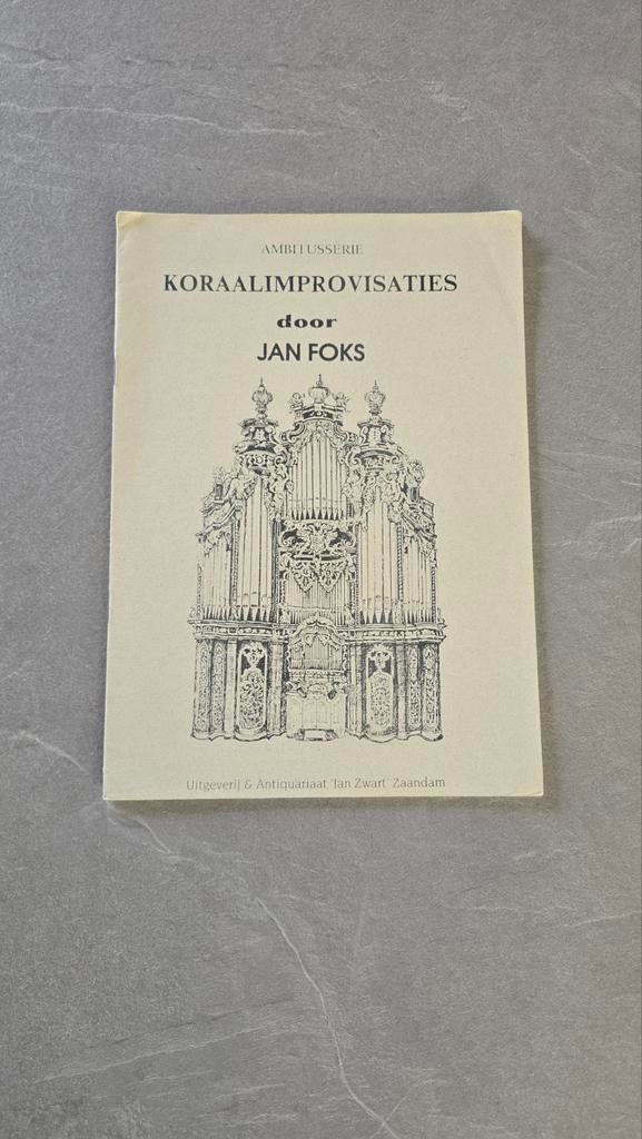 Koraalimprovisaties door Jan Foks - Orgelmuziek, Ophalen of Verzenden