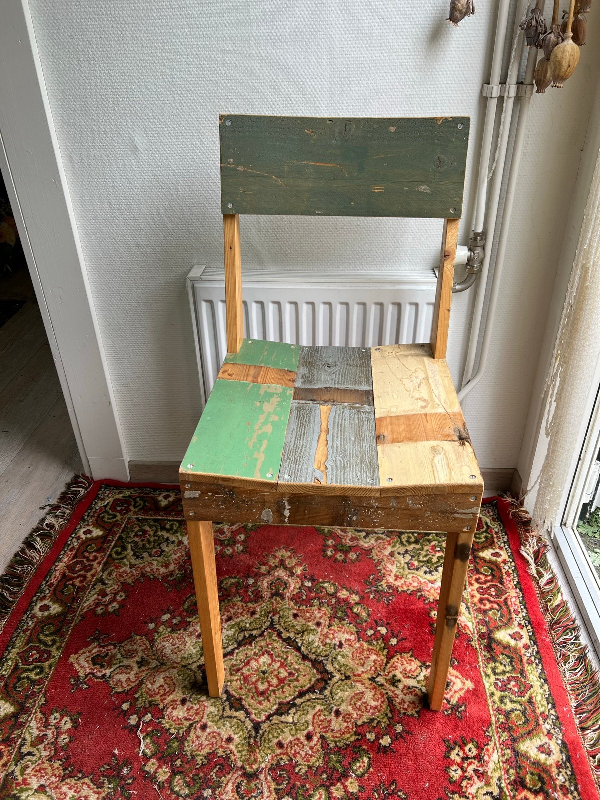 Piet Hein Eek sloophouten stoel (origineel en eerste koper), Ophalen, Gebruikt, Overige kleuren, Eén