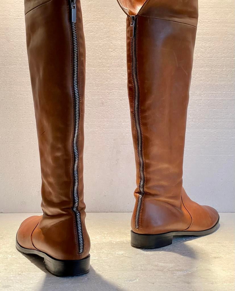 Design / Prodotto Importato dames laarzen bruin 39, Hoge laarzen, Bruin, Ophalen of Verzenden, Zo goed als nieuw