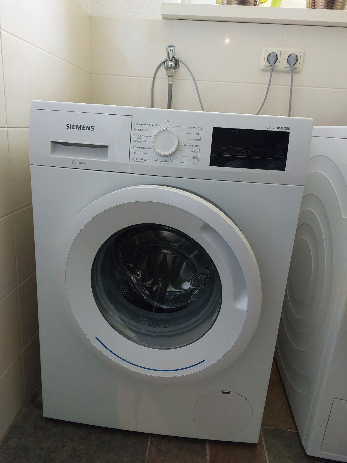 Wasmachine Siemens IQ300, Witgoed en Apparatuur, Ophalen, Gebruikt, Voorlader, 85 tot 90 cm