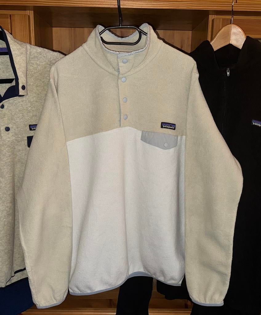 Patagonia Snap-T Fleece Sweater, Kleding | Dames, Truien en Vesten, Ophalen of Verzenden, Zo goed als nieuw, Maat 42/44 (L), Beige