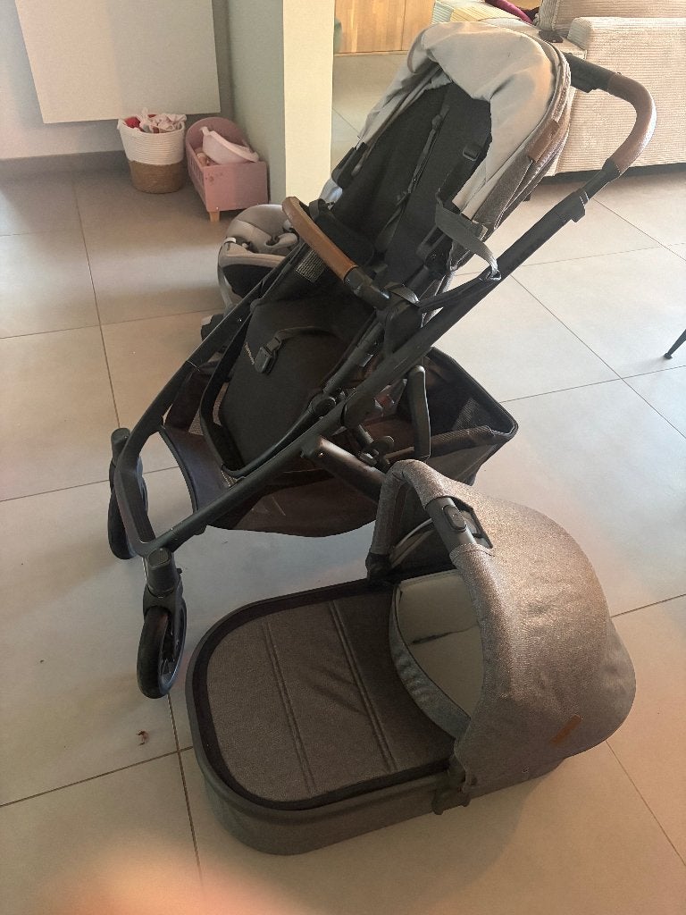 uppababy visa v2, Zo goed als nieuw, Combiwagen, Verstelbare duwstang, Ophalen