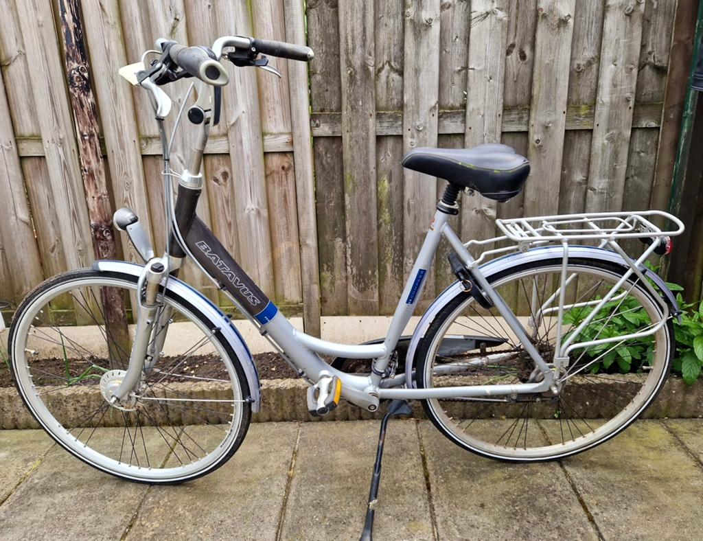 Damesfiets/ Batavus/ 9v., Fietsen en Brommers, Fietsen | Dames | Damesfietsen, Ophalen, Batavus, Versnellingen, 56 cm of meer