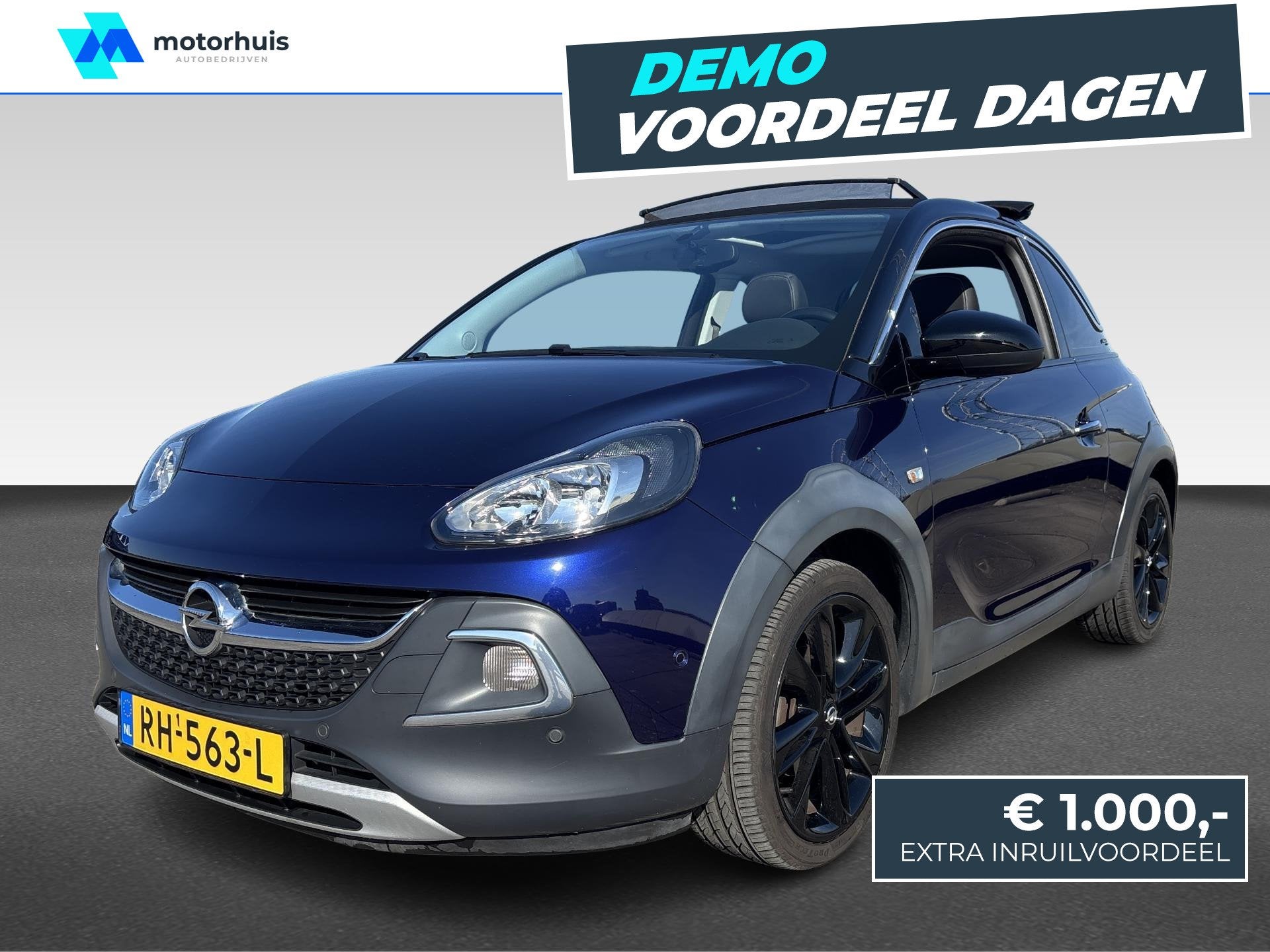 Opel Adam 1.0 Turbo Rocks Online Edition, 12 maanden, ADAM, Euro 6, 1041 kg