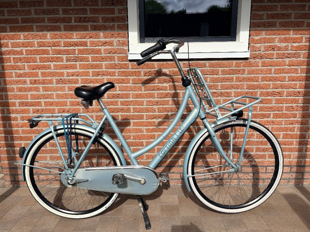 Cortina U4 Transporter damesfiets 57 cm / 28", Fietsen en Brommers, Terugtraprem, Gebruikt, Versnellingen, 56 cm of meer