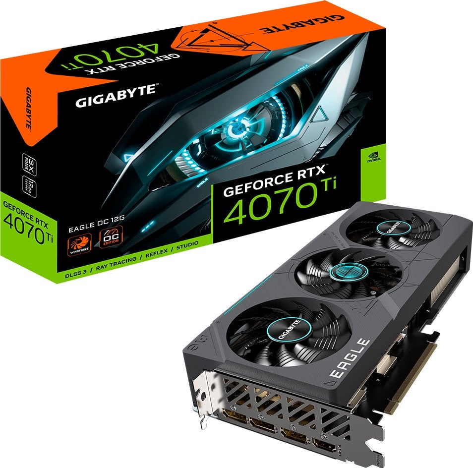 Gigabyte GeForce RTX 4070 Ti EAGLE OC 12G (rev. 2.0), Computers en Software, Videokaarten, GDDR6, PCI-Express 4, Ophalen of Verzenden