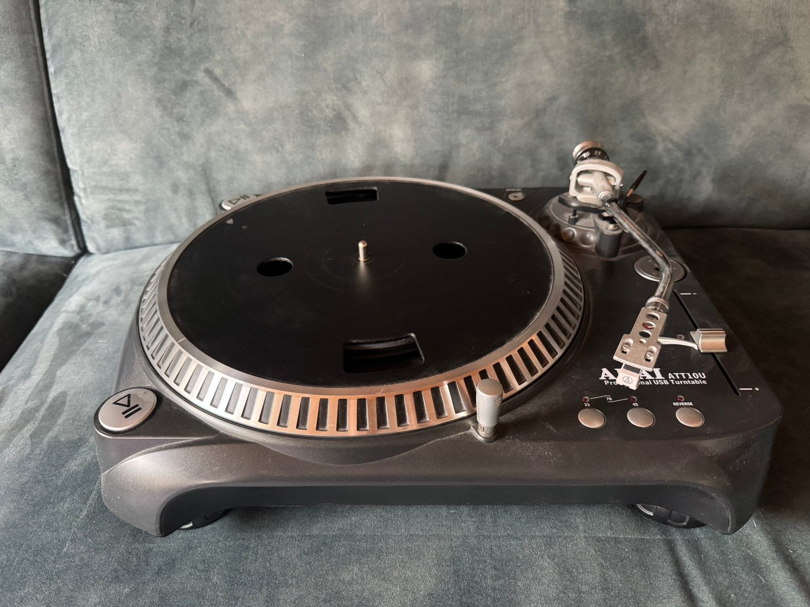 Akai att10u platenspeler, Audio, Tv en Foto, Platenspelers, Ophalen, Zo goed als nieuw, Akai