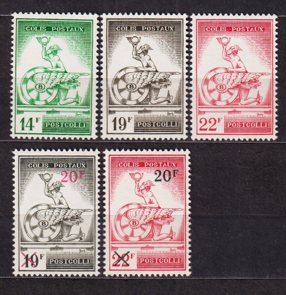 België Spoorwegzegels 1957-1959 TR361-365 **, Ophalen, Postfris, Postfris