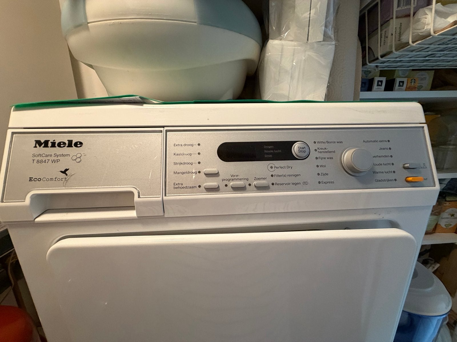 Foto 4 van Miele warmtepompdroger A, 7kg, zuinig, uitgestelde start