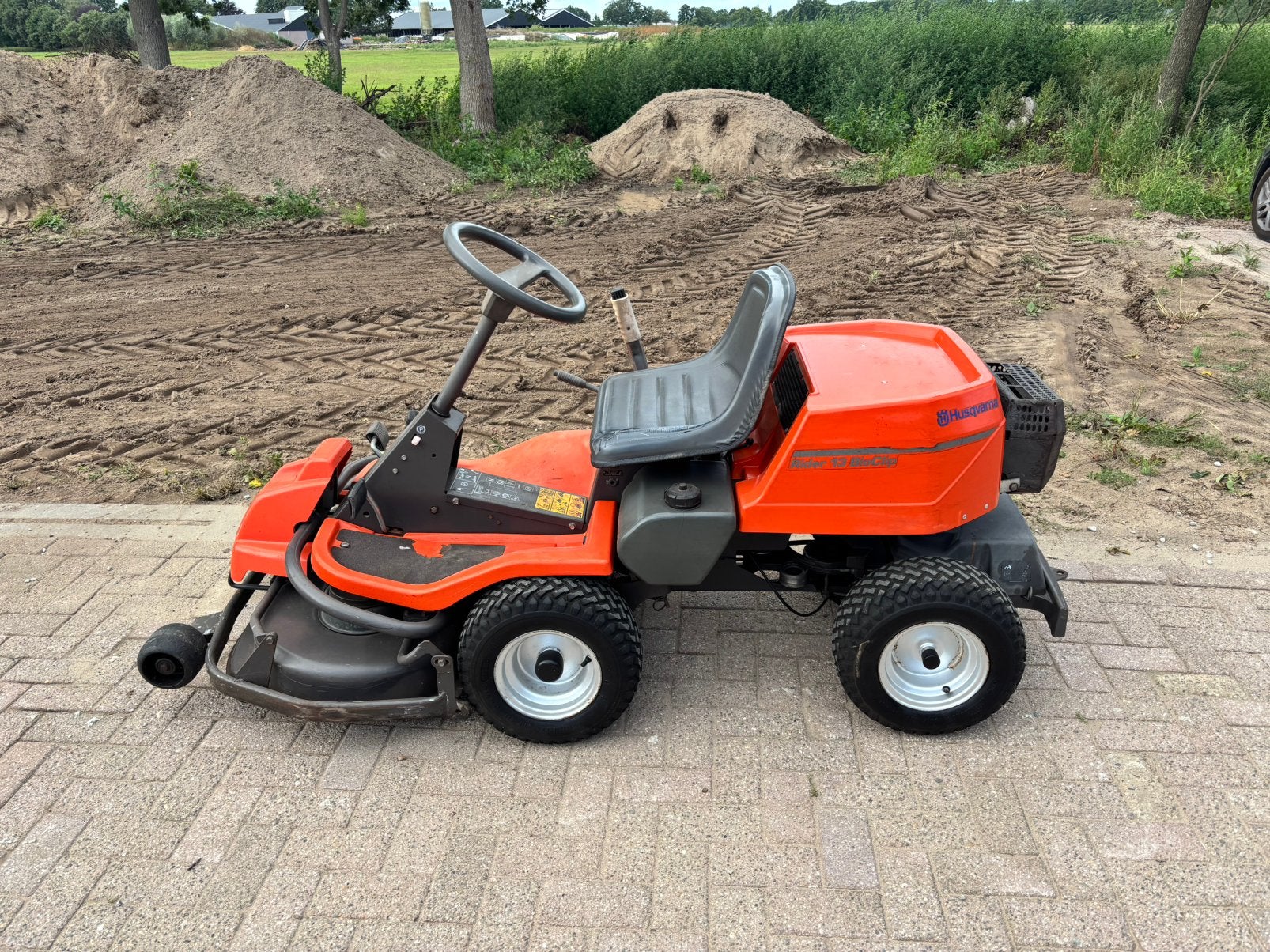 ✅Husqvarna r 13 hydrostaat✅, Ophalen of Verzenden, Gebruikt, Mulchfunctie, 90 tot 120 cm