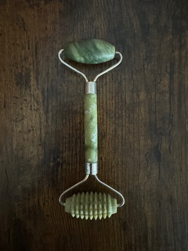 Jade roller voor het gezicht, in perfecte staat, Ophalen of Verzenden, Zo goed als nieuw, Gehele gezicht