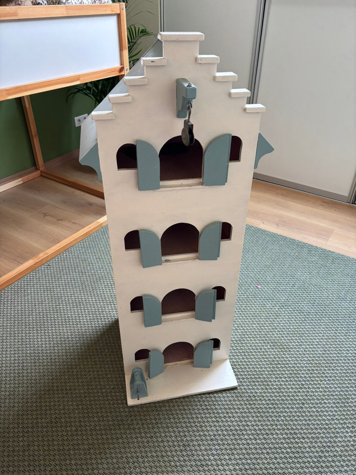 Houten speel herenhuis, Ophalen, Gebruikt, Meubelstuk of Keukentje