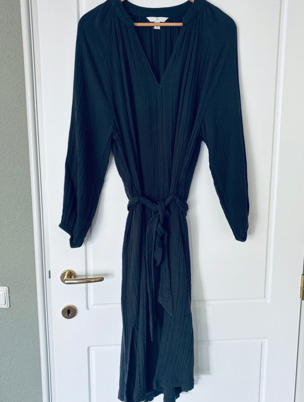 Tuniek jurk wafel katoen - Lonneke Nooteboom - Maat S, Kleding | Dames, Zwart, Ophalen of Verzenden, Zo goed als nieuw, Maat 36 (S)