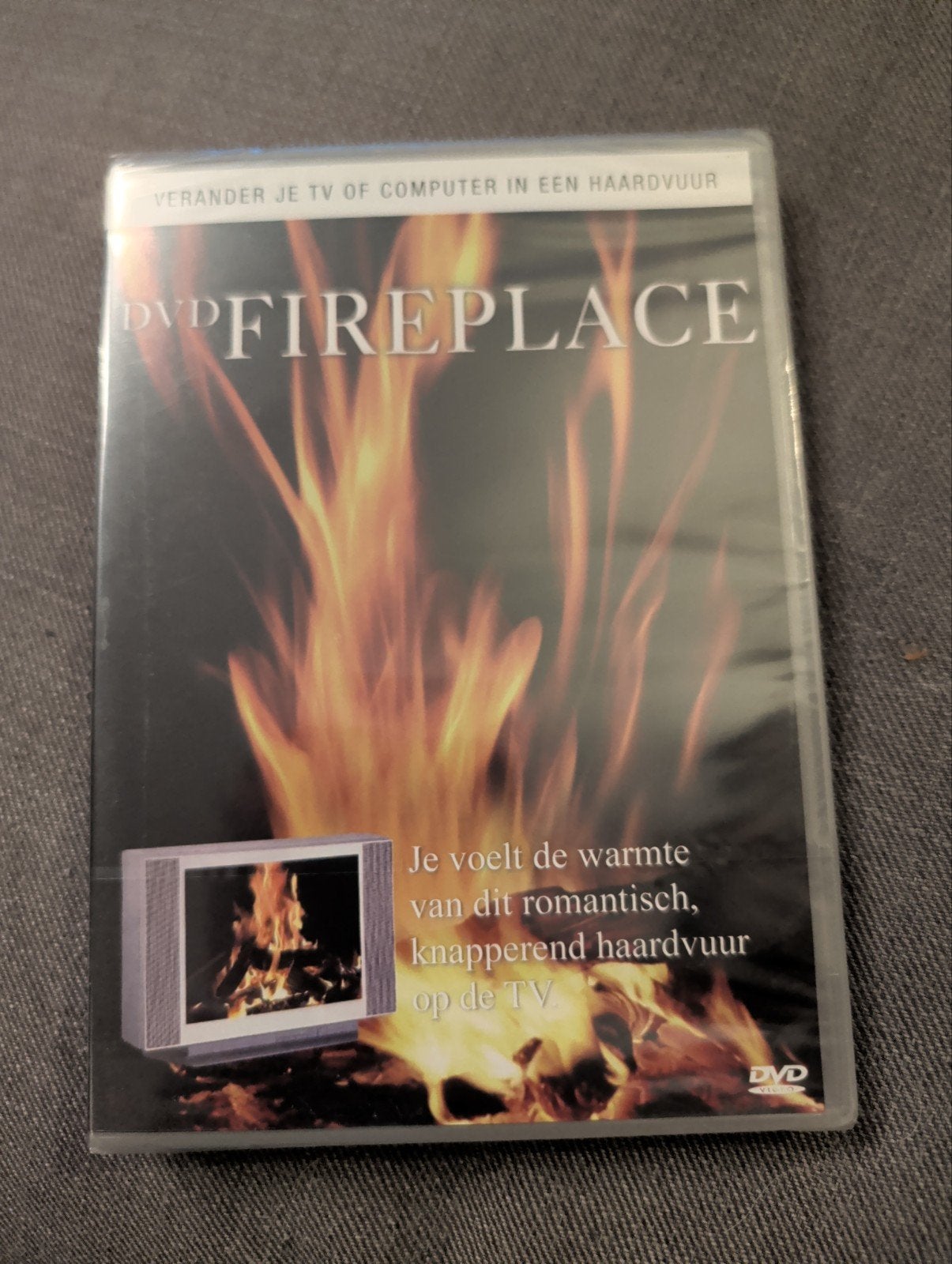 DVD Fireplace: Verander je TV in een haardvuur, Alle leeftijden, Ophalen, Nieuw in verpakking