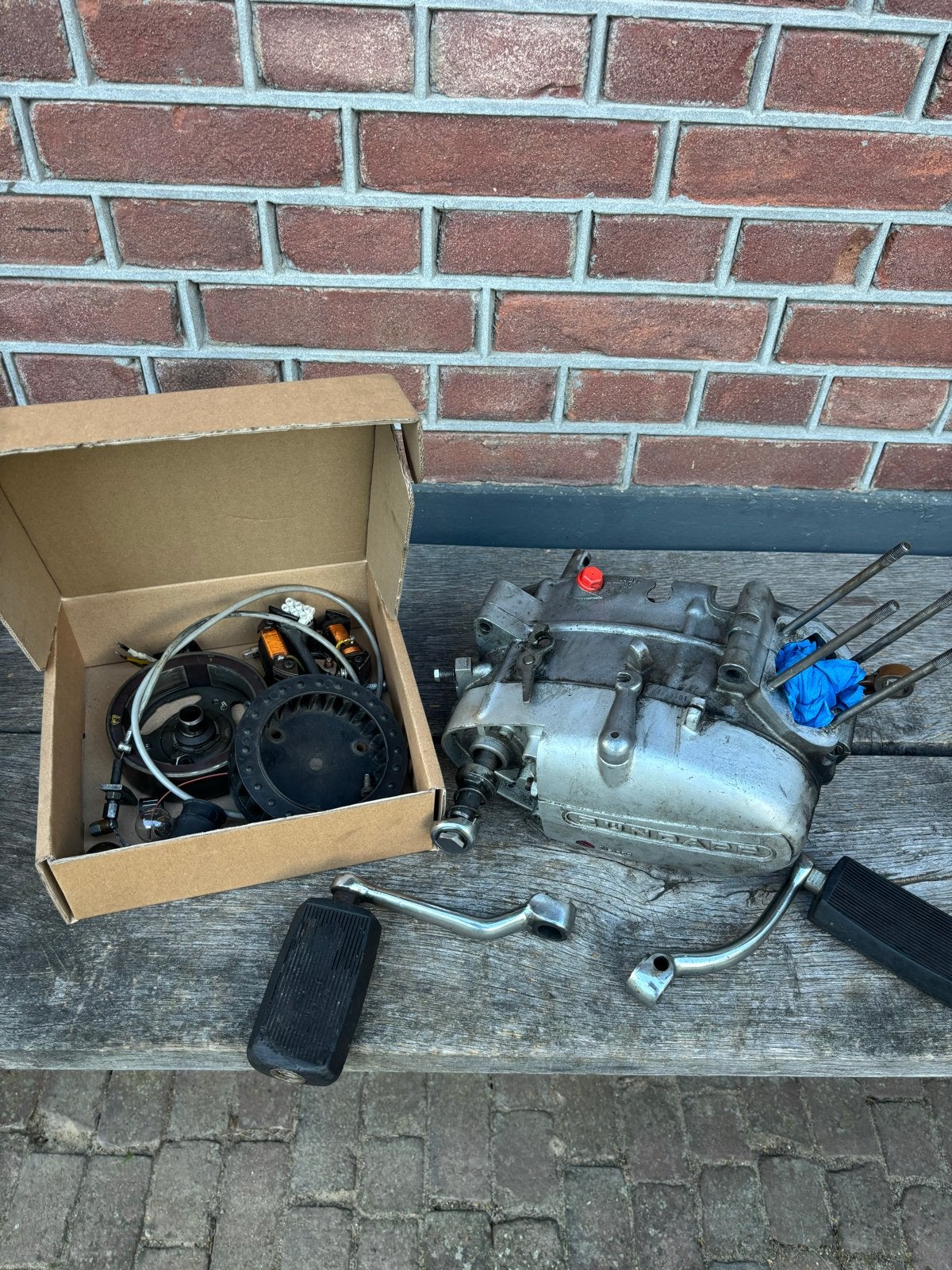 Zundapp 3 hand motorblok en onderdelen, Ophalen of Verzenden, Gebruikt, Blok