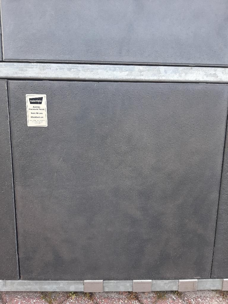 Axenta bruno/noir 60x60x4, Tuin en Terras, Tegels en Klinkers, Ophalen, Nieuw, 10 m² of meer, Beton