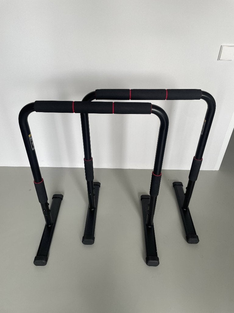 Paralettes, dip bars, push-up steunen, Ophalen, Zo goed als nieuw, Borst, Push-up steun