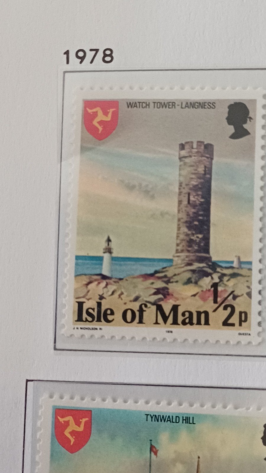 Isle of Man,  1978, Vuurtorens Langness, Ophalen of Verzenden, Gestempeld