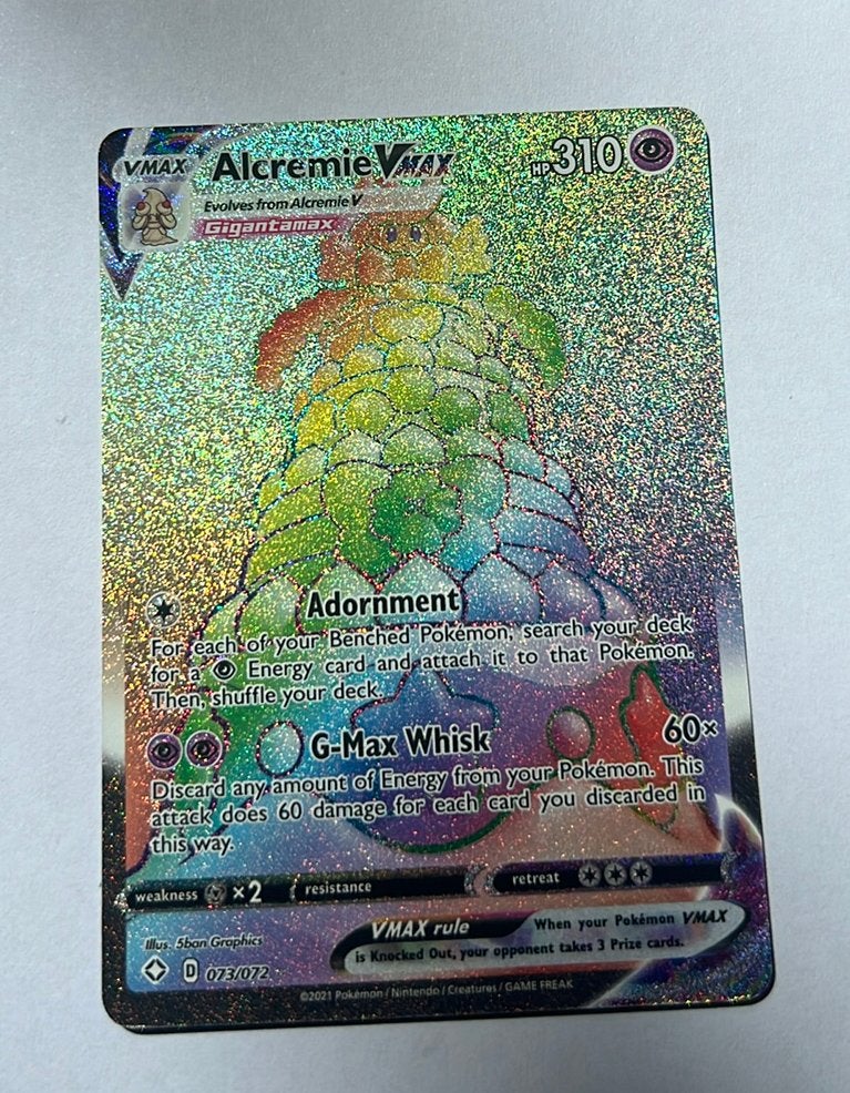 Rainbow Alcremie vmax, Ophalen, Zo goed als nieuw