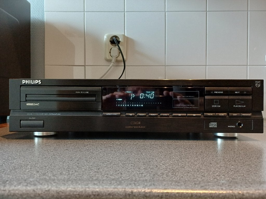 Philips CD-604 CD-Speler, Ophalen, Refurbished, Philips
