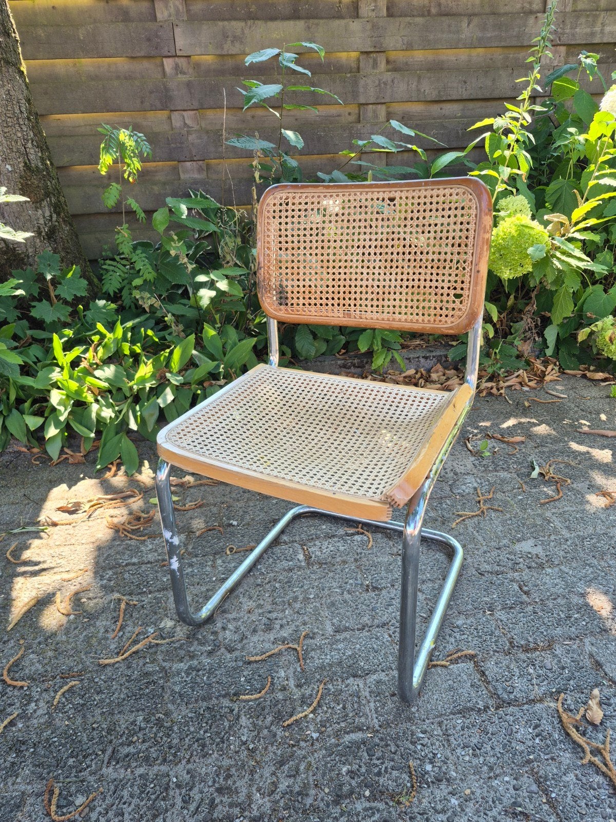 Opknapper! Vintage Cesca stoel Marcel Breuer., Huis en Inrichting, Stoelen, Ophalen