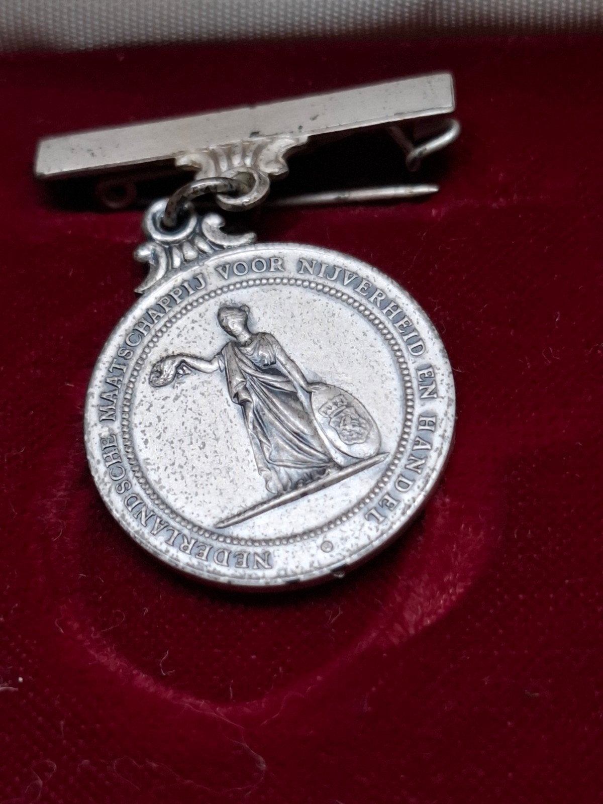 Zilveren medaille A.P. Vermeulen 1947-1972, Ophalen of Verzenden, Zilver, Nederland