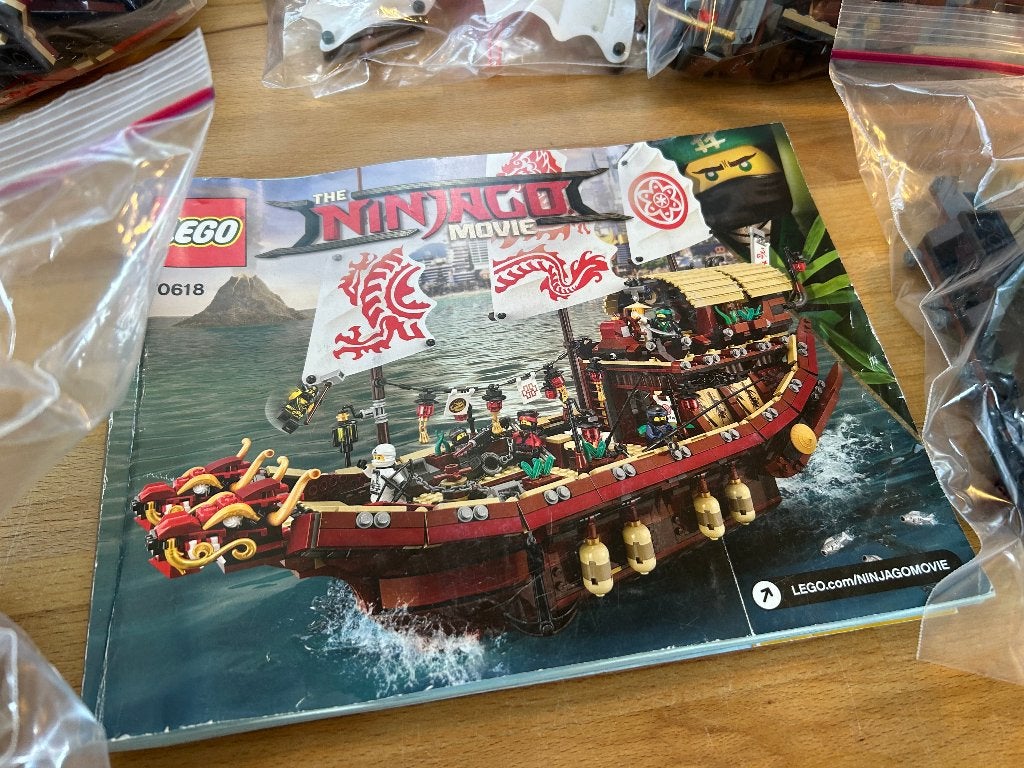 Lego Ninjago 70618 - Destiny's Bounty, Compleet, Lego, Ophalen of Verzenden, Zo goed als nieuw