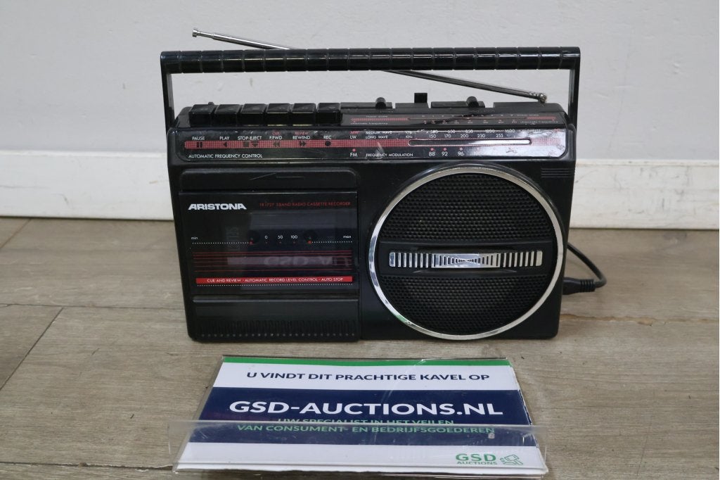 Aristona draagbare radio cassette speler, Ophalen of Verzenden, Niet ingevuld, Niet ingevuld, Niet ingevuld