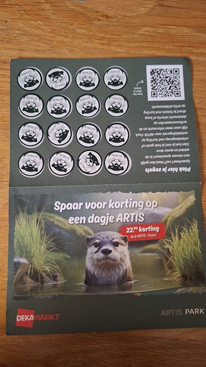 5x artis deka kaarten
