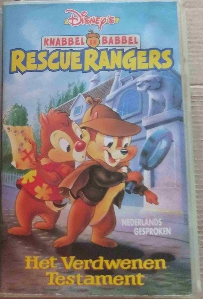 Knabbel Babbel Rescue Rangers VHS video, Alle leeftijden, Ophalen of Verzenden, Zo goed als nieuw