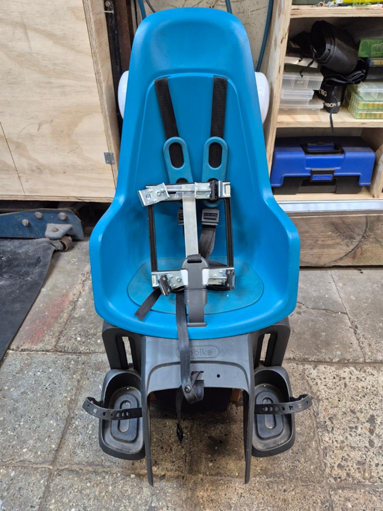 Bobike achterzitje, Fietsen en Brommers, Fietsaccessoires | Fietsstoeltjes, Ophalen, Achterzitje, Voetsteuntjes, 9 t/m 18 kg