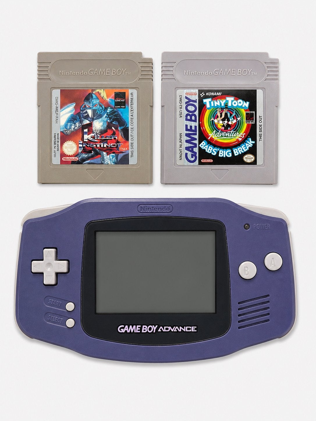 Nintendo Game Boy Advance met 2 games, Ophalen of Verzenden, Gebruikt, Game Boy Advance, Met games