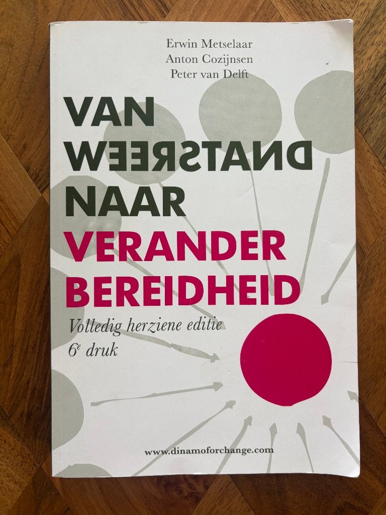 Van weerstand naar veranderbereidheid, Ophalen of Verzenden, Beta, Zo goed als nieuw, HBO