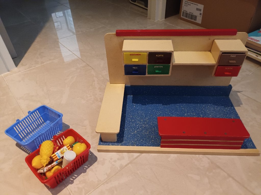 Retro keukentje, Ophalen of Verzenden, Gebruikt, Hout, Speelkeuken