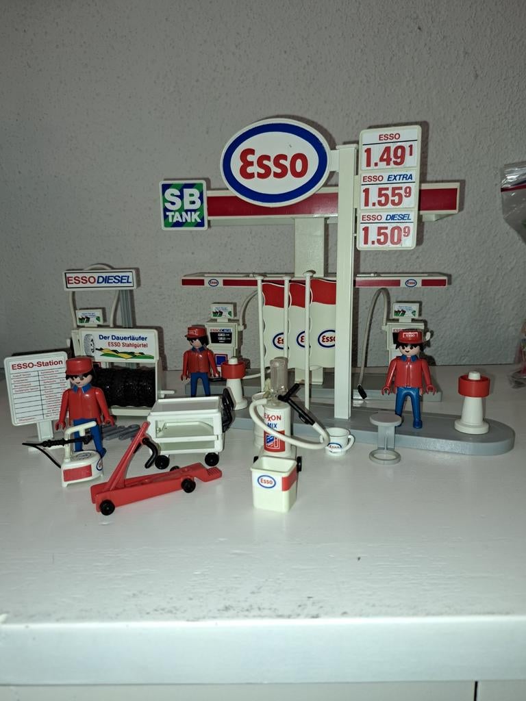 Playmobil tankstation vintage, Ophalen of Verzenden