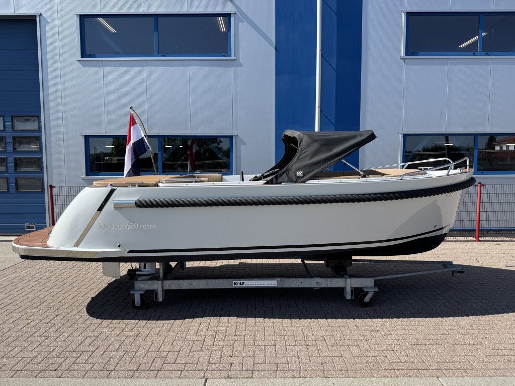 Maxima 620 MC Retro met Honda 30pk, Watersport en Boten, Sloepen, Overige typen, Nieuw, 2 m, Maxima