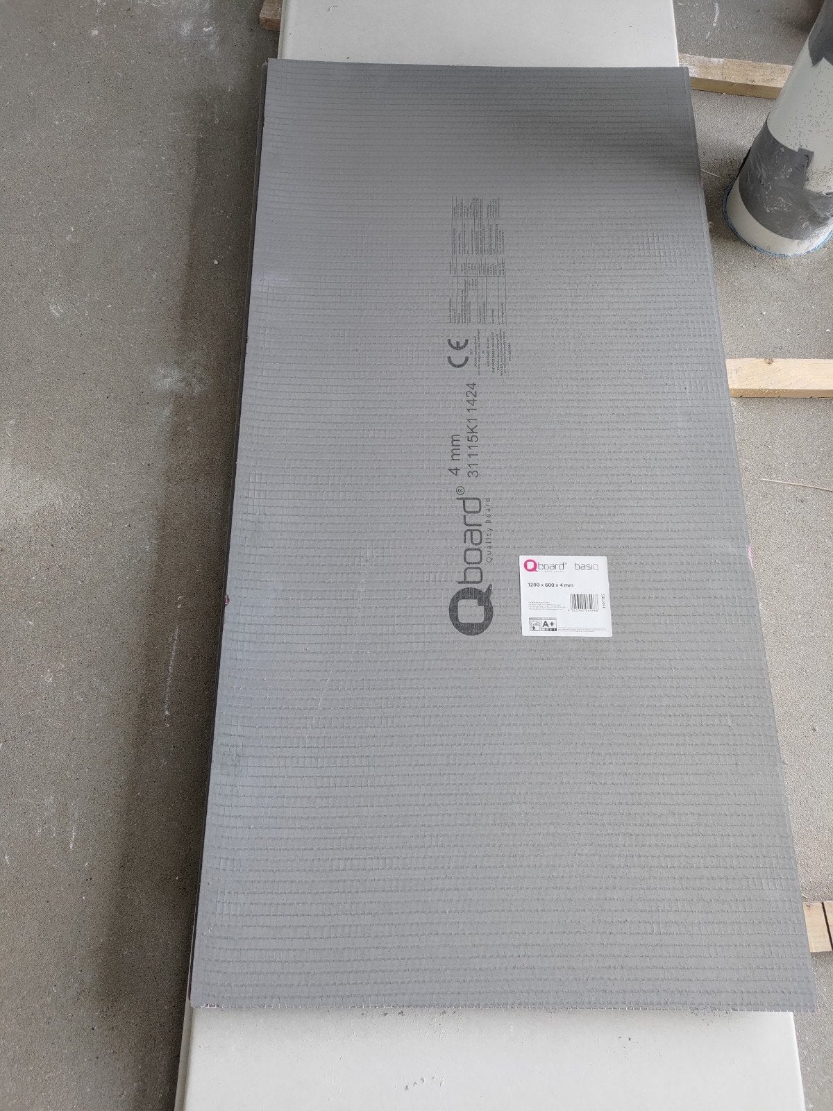 7x Qboard basiq bouwplaat 1200x600x4mm, Ophalen