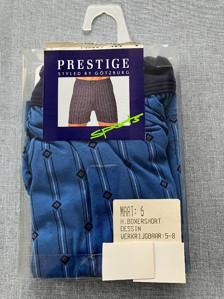 Prestige Boxershort Sports maat 6 - Nieuw, Kleding | Heren, Ophalen of Verzenden, Overige kleuren, Prestige, Boxer