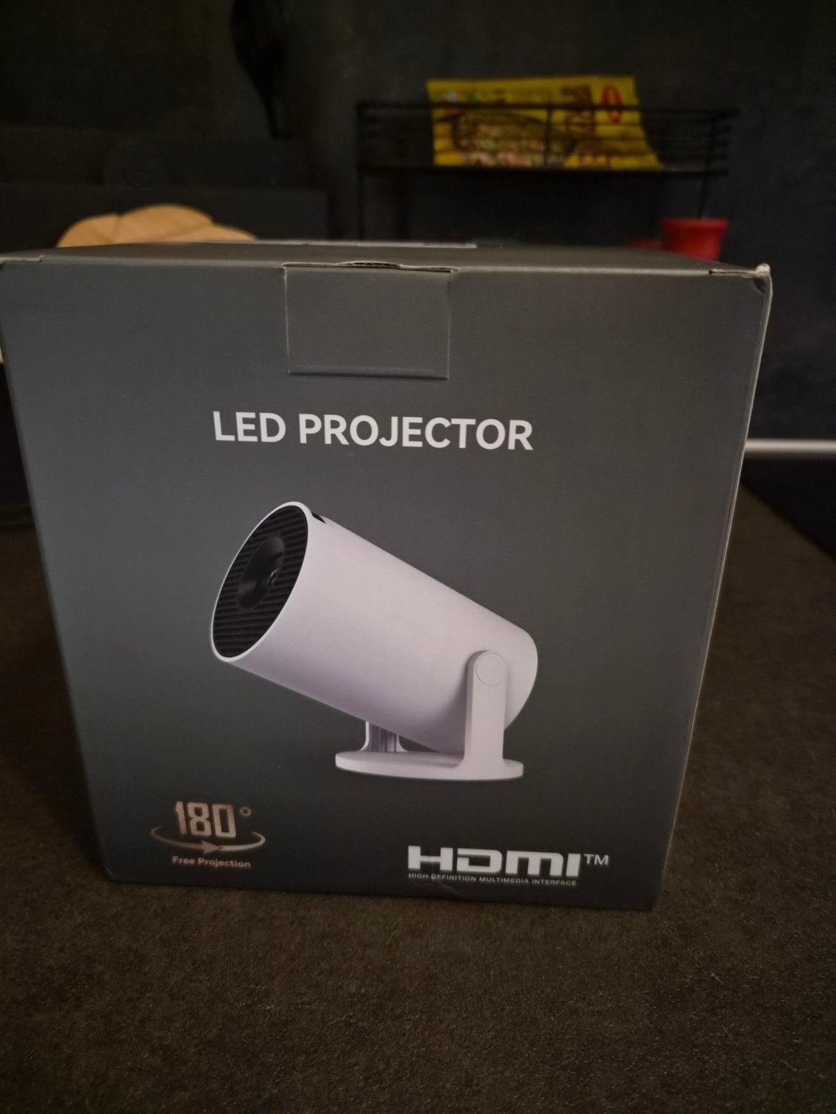 LED Projector X1BR - Compact en Draagbaar, LED, Ophalen of Verzenden, Overige resoluties, LYNCAST