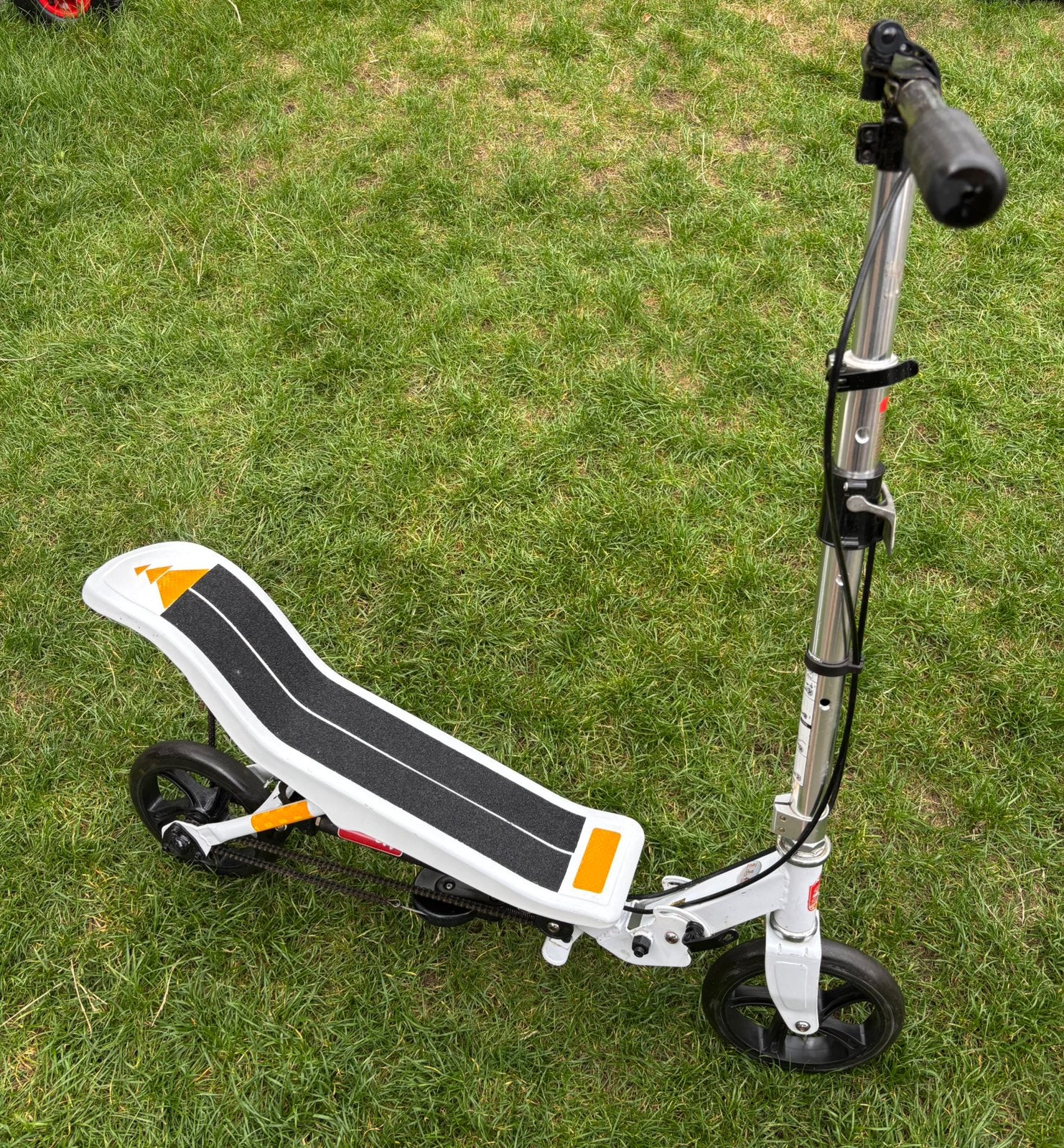 Nette Space Scooter X580 step wit voor 6 tot 12 jaar, Fietsen en Brommers, Ophalen of Verzenden, Zo goed als nieuw, Overige typen