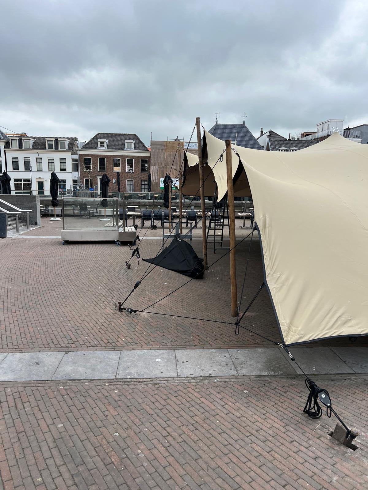 Stretch tent te huur! 15x15 meter FEEST/BRUILOFT, Ophalen, Nieuw, Overige