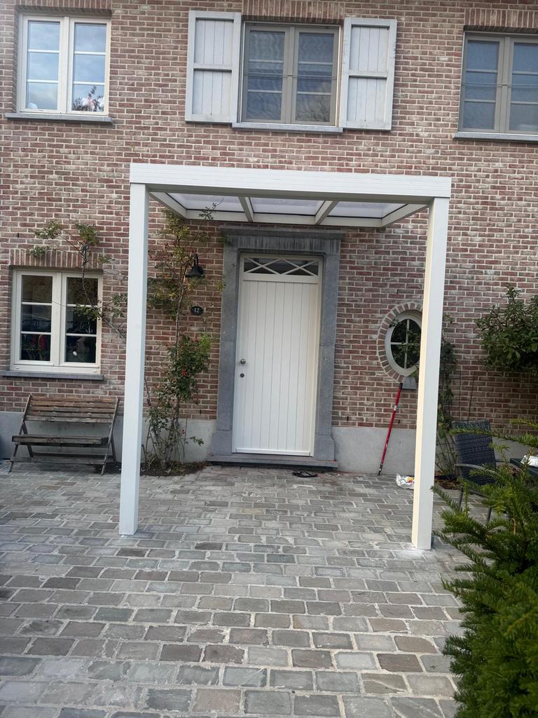 Aluminium overkapping, Tuin en Terras, Ophalen, Nieuw, Veranda