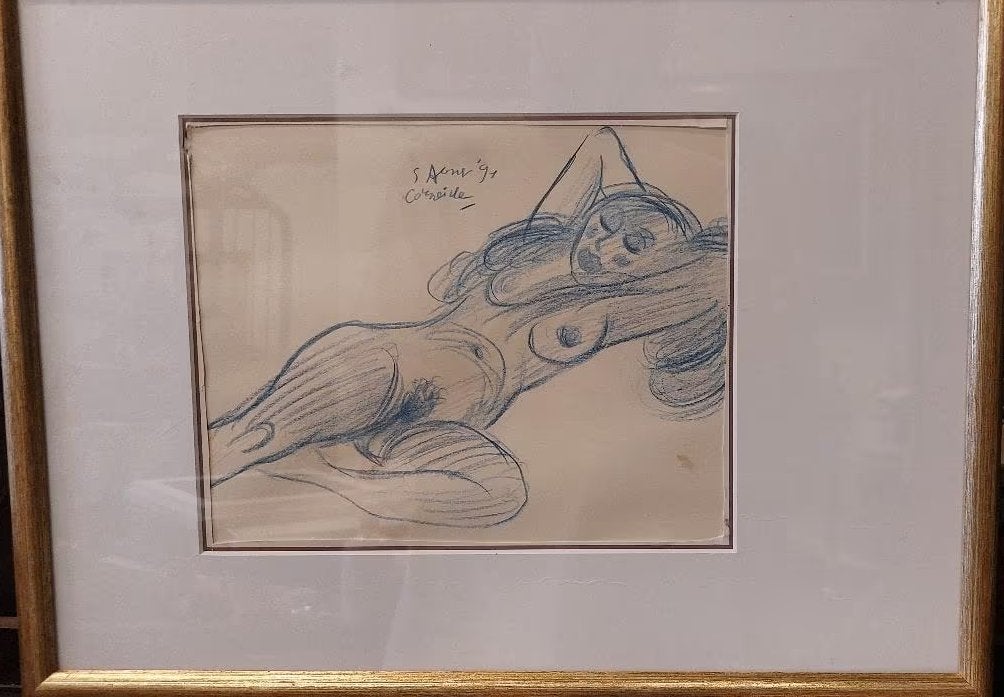 Tekening van Corneille Franken Kunst&Antiek Dordrecht, Antiek en Kunst, Ophalen